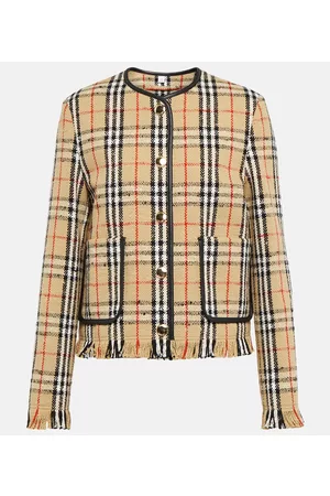 Burberry Cotton and wool-blend jacket