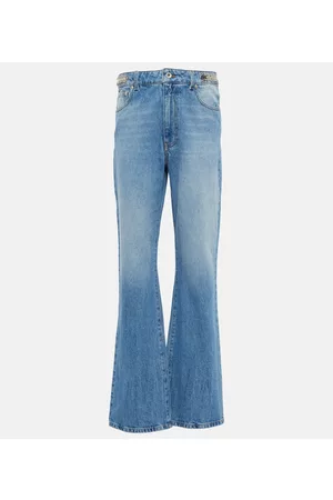 Paco rabanne Naiset Leveälahkeiset Farkut - Embellished high-rise bootcut jeans