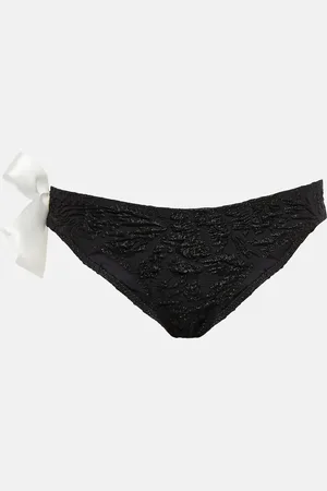 Giambattista Valli One-shoulder bow bikini bottoms