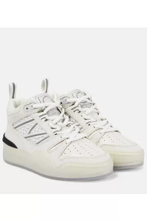 Moncler Pivot leather-trimmed sneakers