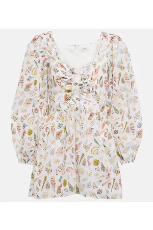 Marysia Naiset Haalarit - Sip Sip printed cotton playsuit