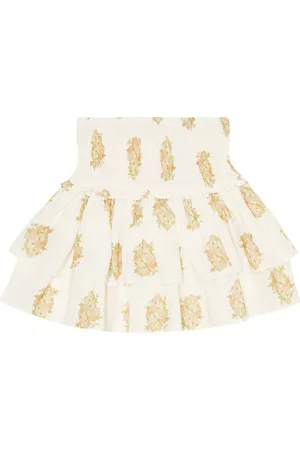 The New Society Loretta tiered floral miniskirt