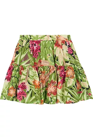 Kenzo Tiered floral miniskirt