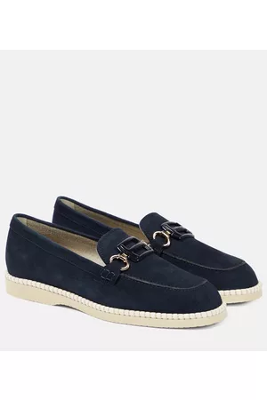 Hogan H642 embellished suede loafers