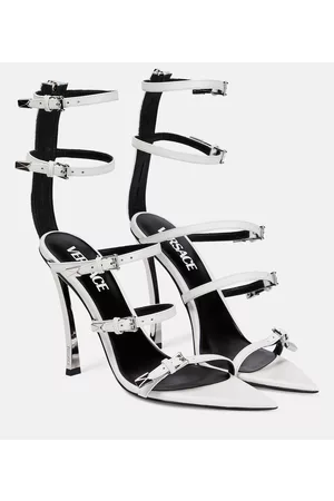 VERSACE Pin-Point leather sandals
