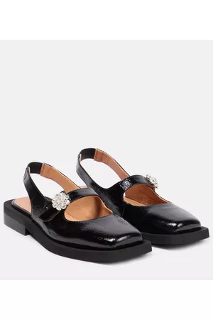 Ganni Naiset Loaferit - Embellished leather loafers
