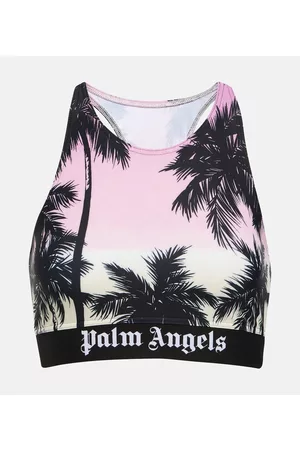 Palm Angels Naiset Urheiluliivit - Pink Sunset logo sports bra