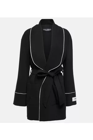 Dolce & Gabbana Naiset Päällystakit - X Kim wool-blend pajama jacket