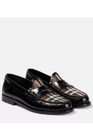 Burberry Naiset Loaferit - Vintage Check leather loafers