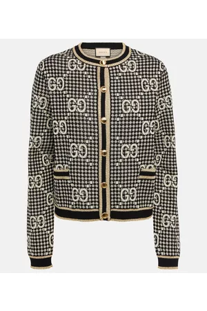 Gucci Naiset Neuletakit - GG wool-blend jacquard cardigan