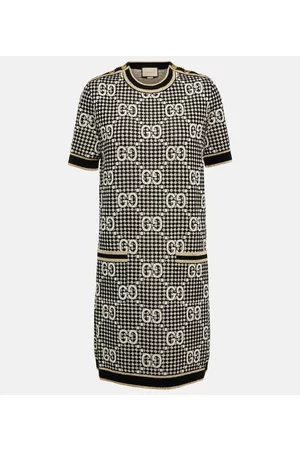 Gucci Naiset Minimekot - GG wool-blend jacquard minidress