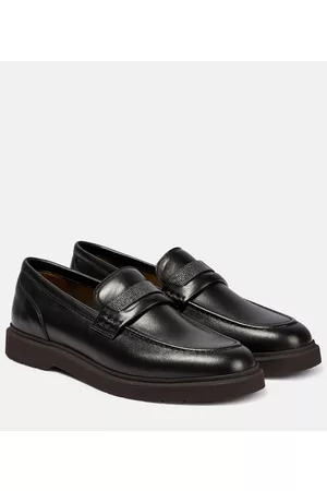 Brunello Cucinelli Naiset Loaferit - Monili-embellished leather loafers