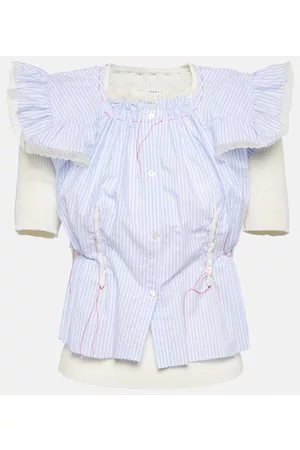 Maison Margiela Naiset T-paidat - Illusion cotton shirt