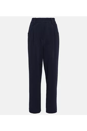 Brunello Cucinelli Naiset Housut - Mid-rise straight pants