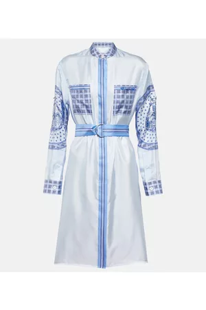 Burberry Naiset Printtimekot - Printed silk shirt dress