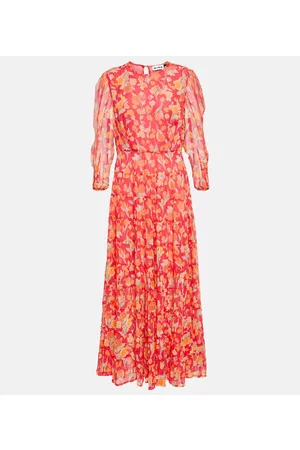 RIXO London Naiset Printtimekot - Kristen floral voile midi dress
