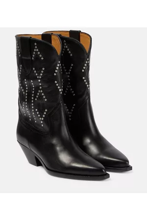 Isabel Marant Naiset Cowboy - Dahope embellished leather cowboy boots