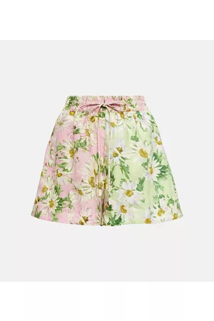 ALÉMAIS Naiset Shortsit - Astra floral drawstring shorts
