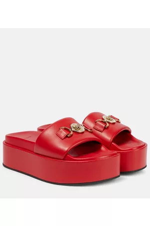VERSACE Naiset Sandaalit - Medusa '95 leather platform slides