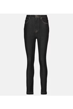 Dolce & Gabbana Naiset Korkeavyötäröiset Farkut - High-rise skinny jeans