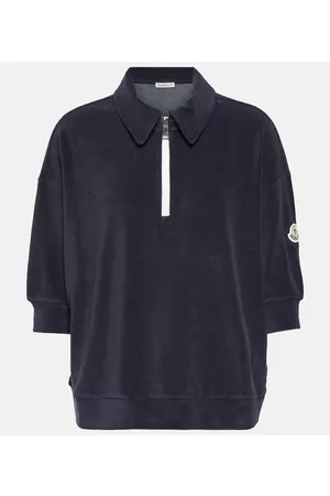 Moncler Naiset Pikee - Cotton-blend terry polo shirt