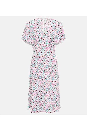 Diane von Furstenberg Naiset Printtimekot - Printed midi dress