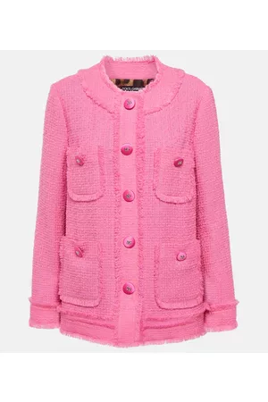 Dolce & Gabbana Naiset Päällystakit - Wool-blend tweed jacket