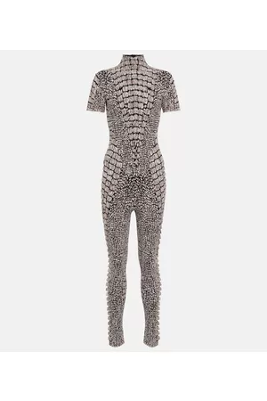 Alaïa Naiset Haalarit - Jacquard jersey jumpsuit