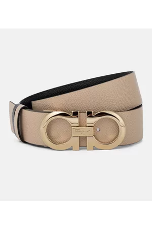 Salvatore Ferragamo Naiset Vyöt - Gancini reversible leather belt