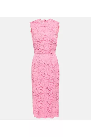 Dolce & Gabbana Naiset Midimekot - Lace midi dress