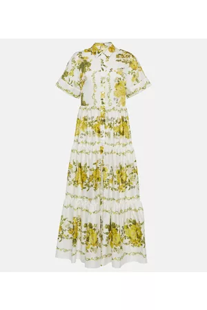 Erdem Naiset Printtimekot - Helena floral cotton poplin maxi dress