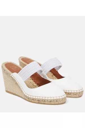 MALONE SOULIERS Naiset Espadrillot - Siena 70 leather espadrille wedges