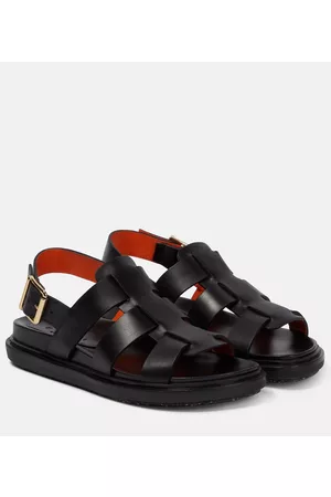 Marni Naiset Sandaalit - Leather gladiator sandals
