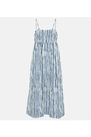 Vince Naiset Midimekot - Striped midi dress