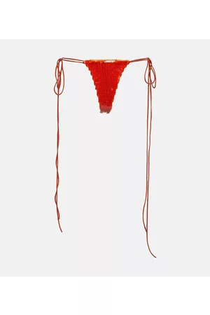 LAQUAN SMITH Naiset Stringit - Sequined side-tie panties