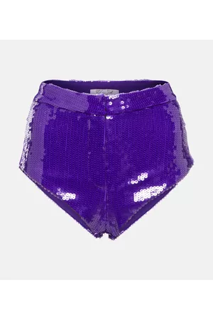 LAQUAN SMITH Naiset Shortsit - Sequined shorts