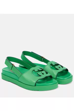 Gucci Naiset Sandaalit - Interlocking G cutout leather sandals