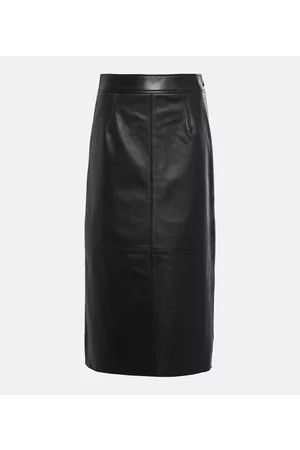 The Frankie Shop Naiset Kynähameet - Heather leather pencil skirt
