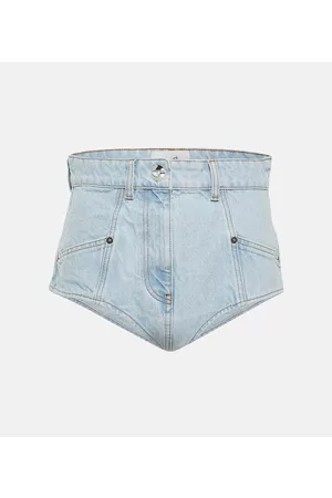 COPERNI Naiset Farkkushortsit - High-rise denim micro shorts