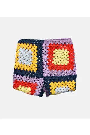Marni Naiset Shortsit - X No Vacancy Inn crochet cotton shorts