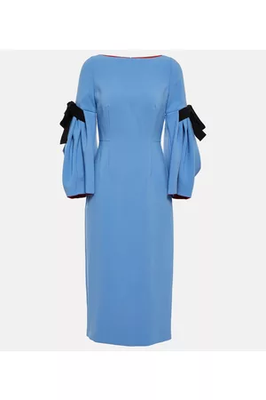 Roksanda Naiset Midimekot - Venturi crÃªpe midi dress