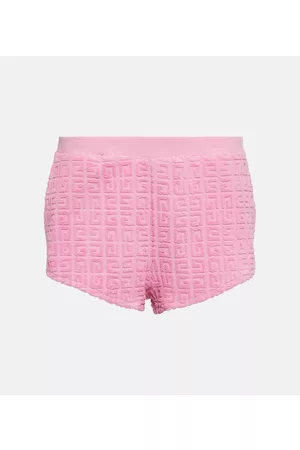 Givenchy Naiset Shortsit - 4G cotton-blend terry shorts