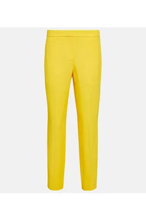 Alexander McQueen Naiset Housut - High-rise straight pants