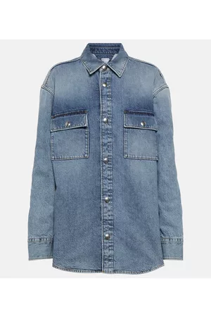 Bottega Veneta Naiset Farkkupaidat - Oversized denim shirt