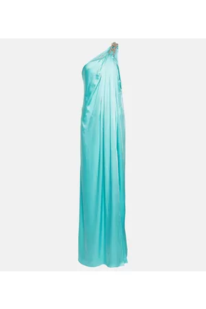 Stella McCartney Naiset Maksimekot - Falabella embellished satin gown