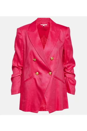VERONICA BEARD Naiset Bleiserit - Hirsch linen-blend Dickey blazer