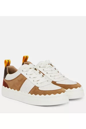 Chloé Naiset Tennarit - Lauren leather and suede sneakers