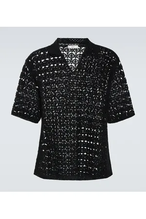 COMMAS Crochet cotton shirt