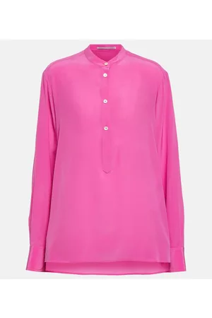 Stella McCartney Naiset Pitkähihaiset - Iconic silk shirt