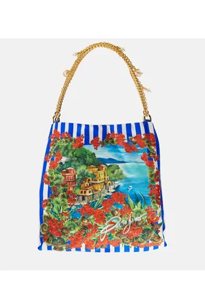 Dolce & Gabbana Naiset Olkalaukut - Portofino printed shoulder bag